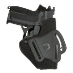 Holster gaucher Cordura ST212 noir pour GLOCK 17/22