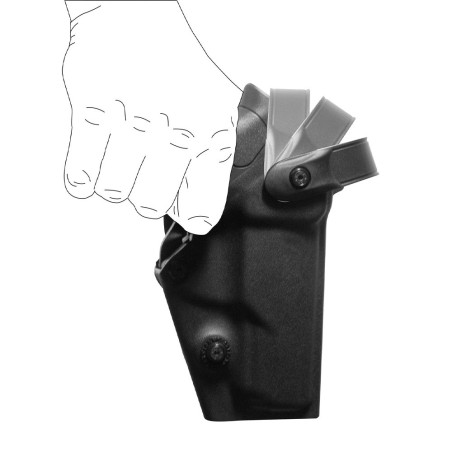 Holster droitier Vegatek Top VKT807 noir pour SIG PRO 2022