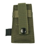 Pochette téléphone vert olive