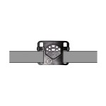 Holster gaucher Vegatek Short VKS800 vert olive pour PAMAS MAS-G1