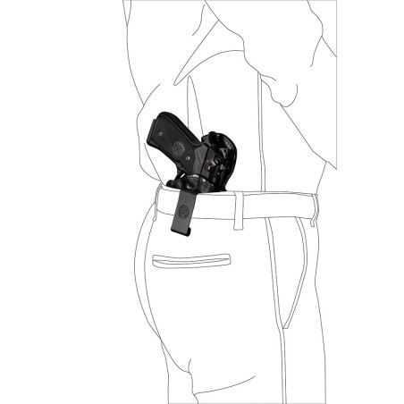 Holster ambidextre inside Cordura IA265 noir