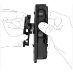 Porte-bâton rotatif 8VP60 tan pour ceinture/ceinturon