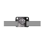 Holster droitier Vegatek Short VKS800 noir pour PAMAS MAS-G1