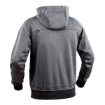 Sweat zippé GHOST gris/noir