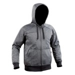 Sweat zippé GHOST gris/noir