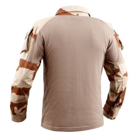 Chemise de combat militaire UBAS camo fr/desert
