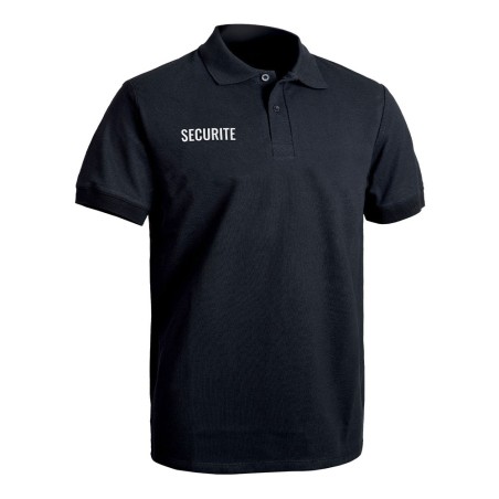 Polo SÉCU-ONE Sécurité noir