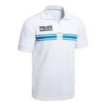 Polo manches courtes Police Municipale P.M. ONE blanc