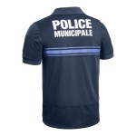 Polo GPB Police Municipale P.M. ONE bleu