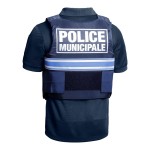 Polo GPB Police Municipale P.M. ONE bleu