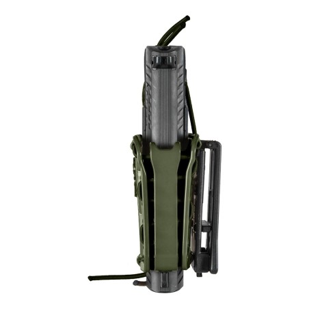 Holster ambidextre Bungy 8BL00 vert olive pour toute arme de poing
