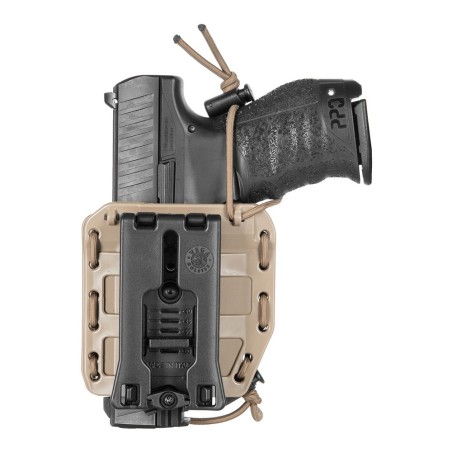 Holster ambidextre Bungy 8BL00 tan pour toute arme de poing