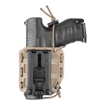 Holster ambidextre Bungy 8BL00 tan pour toute arme de poing