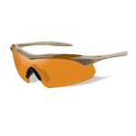 Lunettes de protection balistique Vapor 2.5 tan écrans fumé/incolore/orange