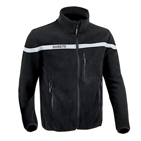 Veste Polaire SÉCU-ONE Sûreté noir