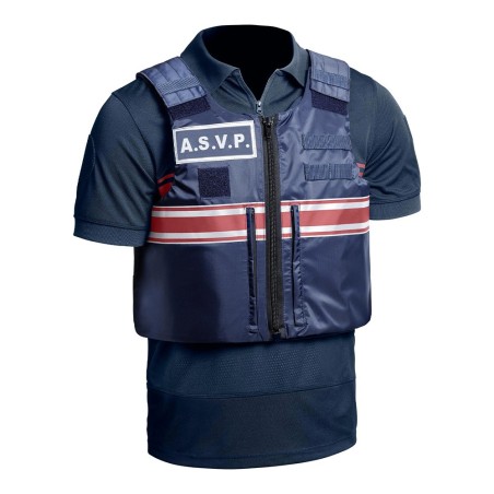 Polo GPB A.S.V.P. P.M. ONE bleu