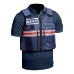 Polo GPB A.S.V.P. P.M. ONE bleu