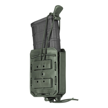 Élastique de serrage embout antidérapant vert olive pour porte-chargeur Bungy