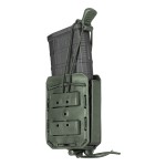 Élastique de serrage embout antidérapant vert olive pour porte-chargeur Bungy