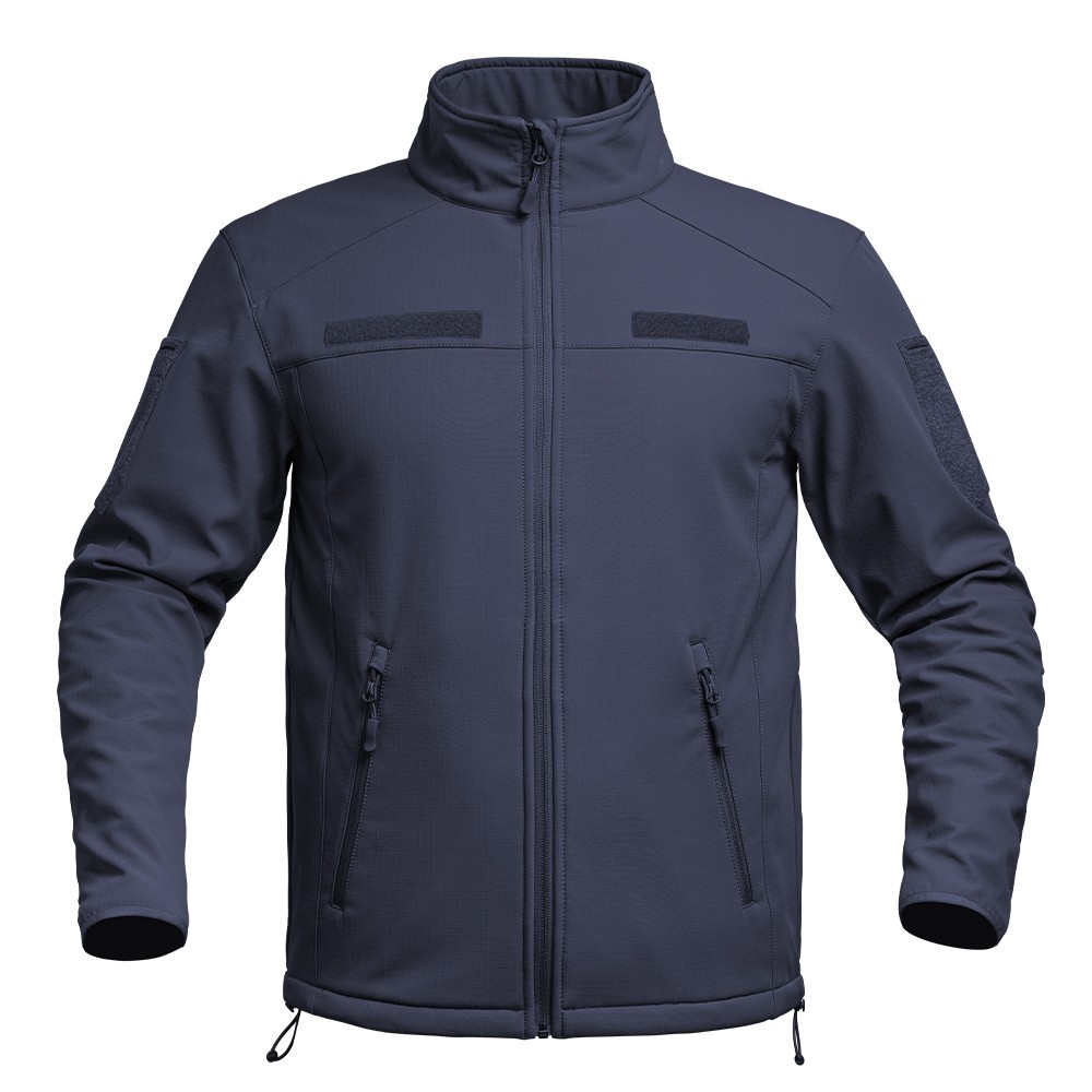 Veste softshell V1 FIGHTER "Marine Nationale" GEN 1 bleu marine