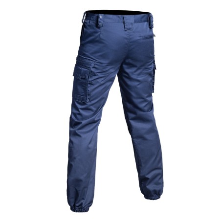 Pantalon V2 SÉCU-ONE bas élastiqué bleu marine