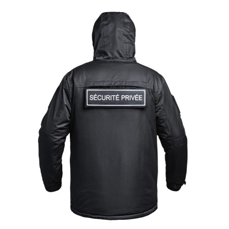 Parka Hardshell SÉCU-ONE WF 150 flap Sécurité Privée noir