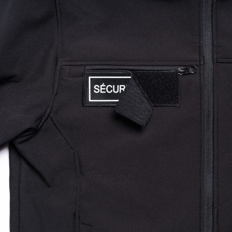 Parka Hardshell SÉCU-ONE WF 150 flap Sécurité Privée noir