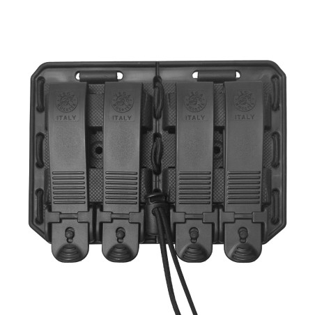 Porte-chargeur double côte à côte Bungy 8BL17 noir pour M4/AR15