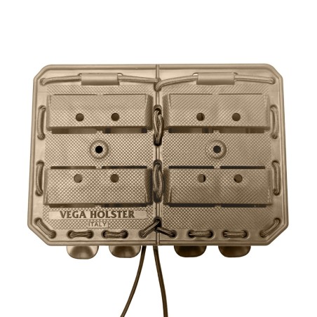 Porte-chargeur double côte à côte Bungy 8BL17 tan pour M4/AR15