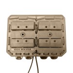 Porte-chargeur double côte à côte Bungy 8BL17 tan pour M4/AR15