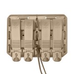 Porte-chargeur double côte à côte Bungy 8BL17 tan pour M4/AR15