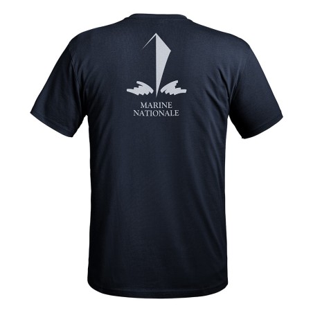 T-shirt STRONG logo Marine Nationale bleu marine