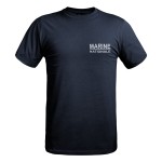 T-shirt STRONG texte Marine Nationale bleu marine