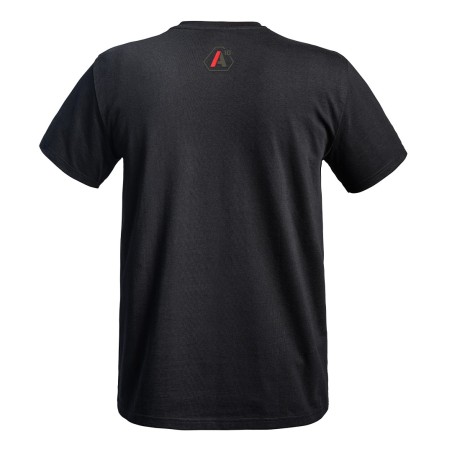 T-shirt SIGNATURE GEN 1 noir logo vert olive/rouge