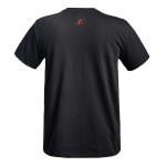 T-shirt SIGNATURE GEN 1 noir logo vert olive/rouge