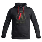 Hoodie SIGNATURE GEN 1 noir logo vert olive/rouge