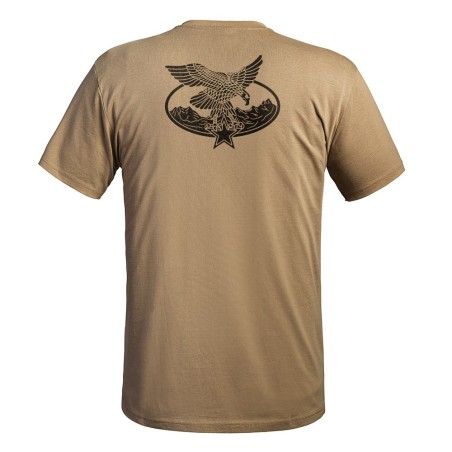 T-shirt STRONG Troupes de Montagne tan