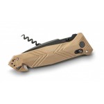 Couteau de poche Cac serration PA6 Vengeur Edition tan