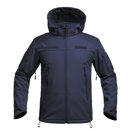 Veste softshell V2 FIGHTER "Marine Nationale" GEN 1 bleu marine