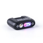 Lampe rechargeable fixation clip UT31 - éclairage blanc et rouge + strobe rouge/bleu - 220 lumens