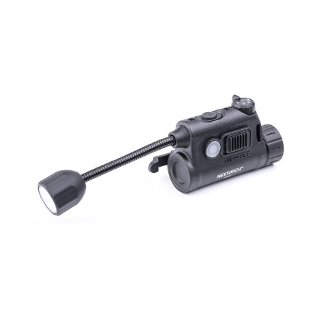 Lampe de casque rechargeable rSTAR - éclairage blanc, rouge et vert + infrarouge - 80 lumens