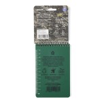 Carnet tout-temps militaire 100 pages 96 x 148 mm vert olive