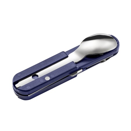 Couteau de poche multifonctions Bivouac bleu marine