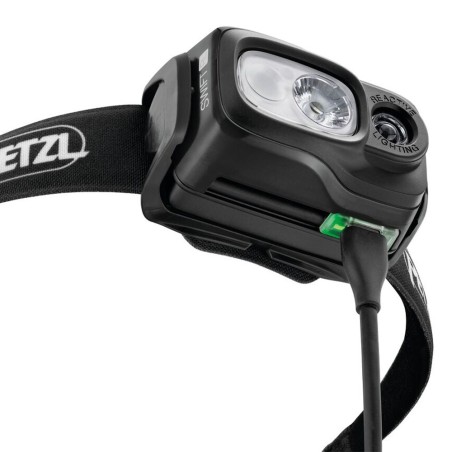 Lampe frontale Swift RL noir - éclairage blanc et rouge - 1100 lumens