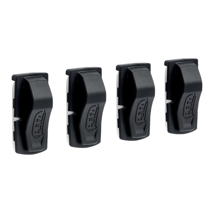 Clips de fixation adhésifs pour montage d'une lampe frontale Aria ou Swift RL sur un casque