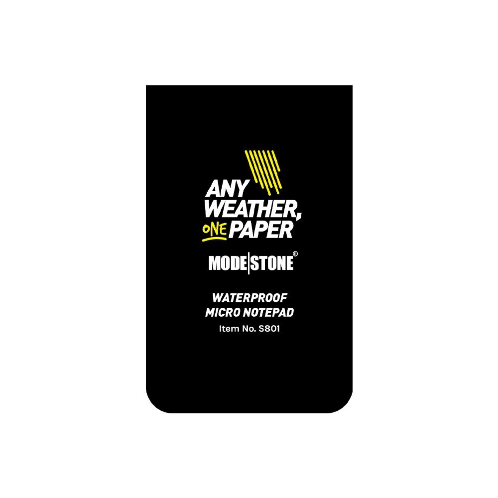 Mini carnet tout-temps 28 pages 50 x 85 mm noir
