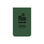 Mini carnet tout-temps 28 pages 50 x 85 mm vert olive