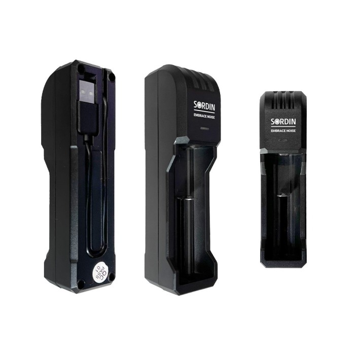 Chargeur simple pour batterie rechargeable 14500 pour casque anti-bruit Suprême T2/X2
