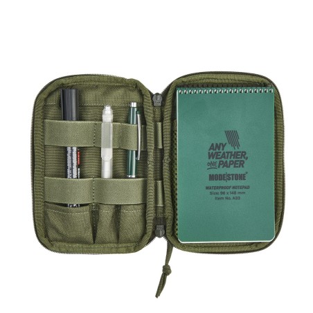 Pochette tactique pour carnet tout-temps 96 x 148 cm vert olive