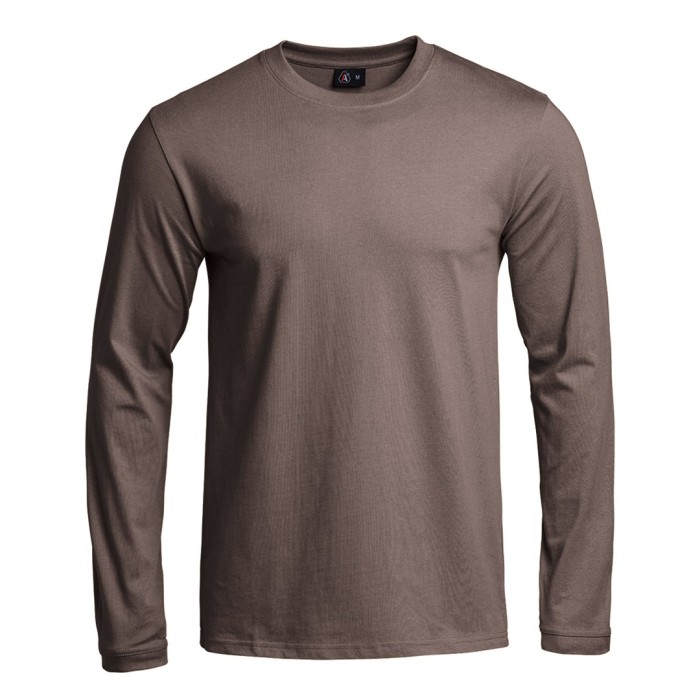 T-shirt STRONG manches longues GEN 1 brun Terre de France